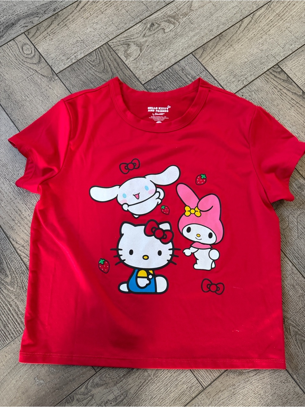 Sanrio Red Hello Kitty & Friends Short Sleeve Tee